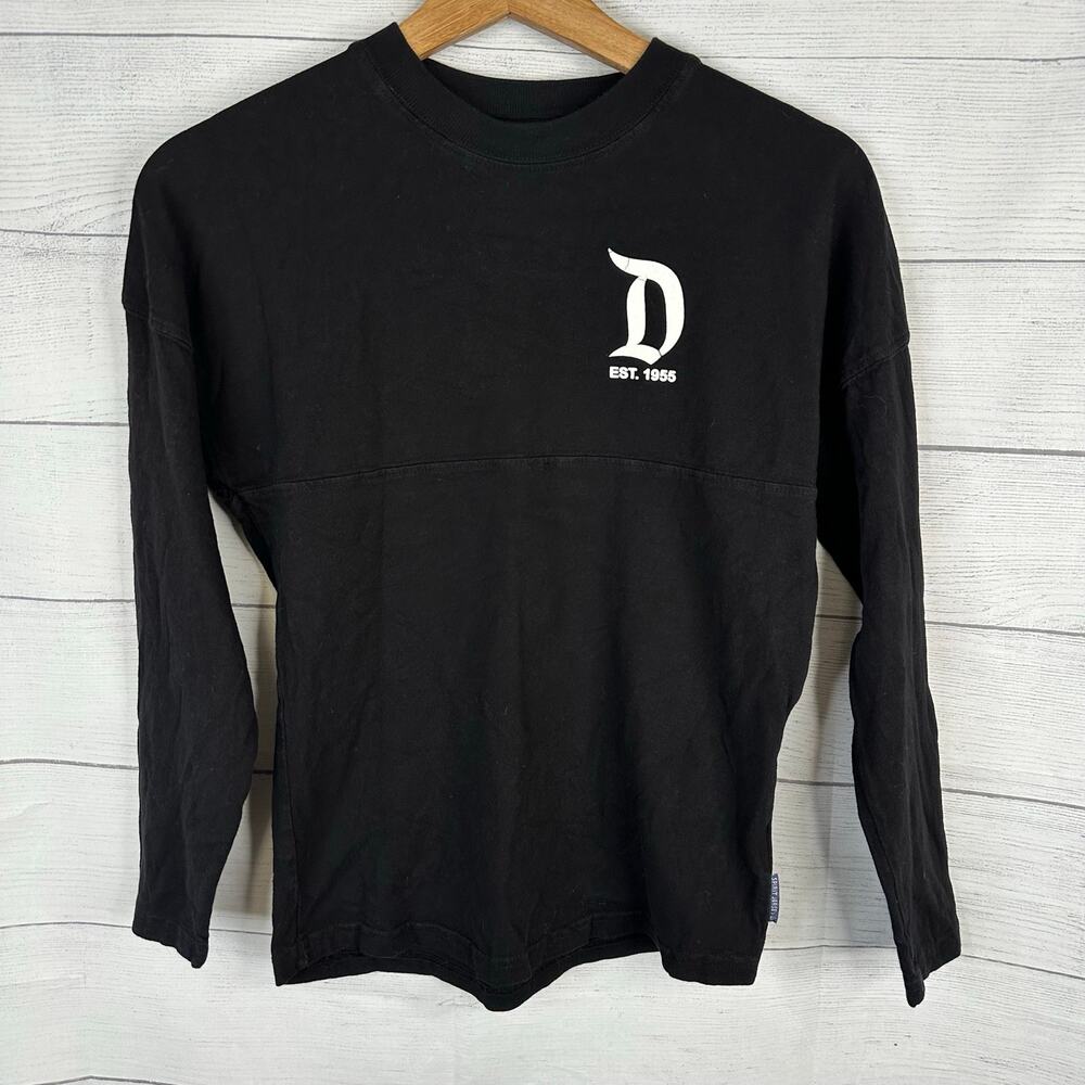 Disney Spirit Jersey Kids M Black Disneyland Resort Oversized Tee Park Souvenir - Picture 3 of 7